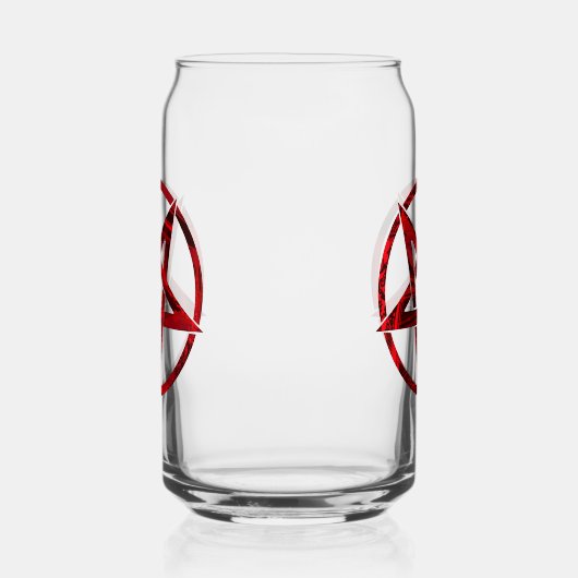 Red Devil Pentagram Dosenglas (Links)
