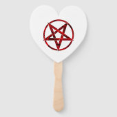 Red Devil Pentagram Fächer (Rückseite)