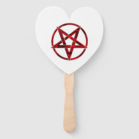 Red Devil Pentagram Fächer (Vorderseite)