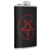 Red Devil Pentagram Flachmann (Rechts)