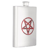 Red Devil Pentagram Flachmann (Rechts)