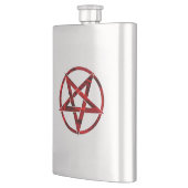 Red Devil Pentagram Flachmann (Links)