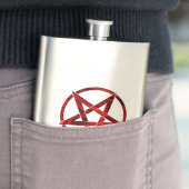 Red Devil Pentagram Flachmann (Beispiel)