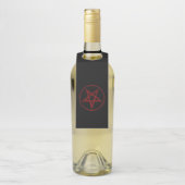 Red Devil Pentagram Flaschenanhänger (Auf Flasche)
