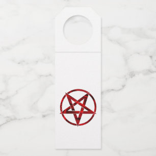 Red Devil Pentagram Flaschenanhänger