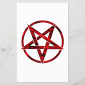 Red Devil Pentagram Flyer (Vorne)