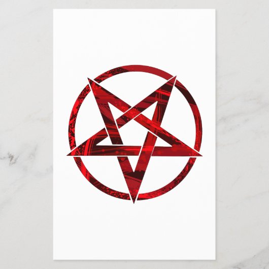 Red Devil Pentagram Flyer (Vorne)