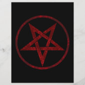 Red Devil Pentagram Flyer (Vorne)