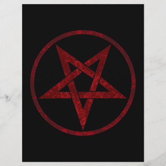 Red Devil Pentagram Flyer (Vorne)