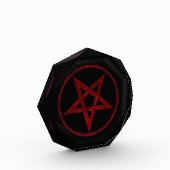 Red Devil Pentagram Fotoblock (Links)
