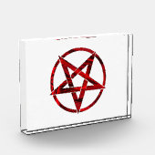 Red Devil Pentagram Fotoblock (Links)