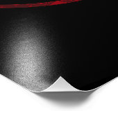 Red Devil Pentagram Fotodruck (Ecke)