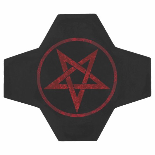 Red Devil Pentagram Fußball (Flach)