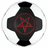 Red Devil Pentagram Fußball (Vorderseite)