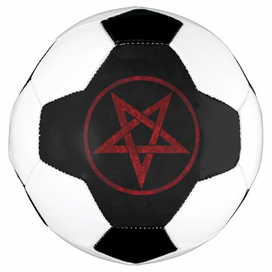 Red Devil Pentagram Fußball (Vorderseite)
