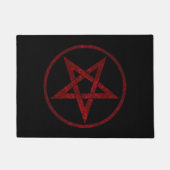 Red Devil Pentagram Fußmatte (Vorderseite)