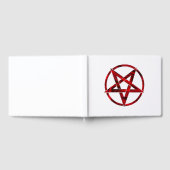 Red Devil Pentagram Gästebuch (Voll)