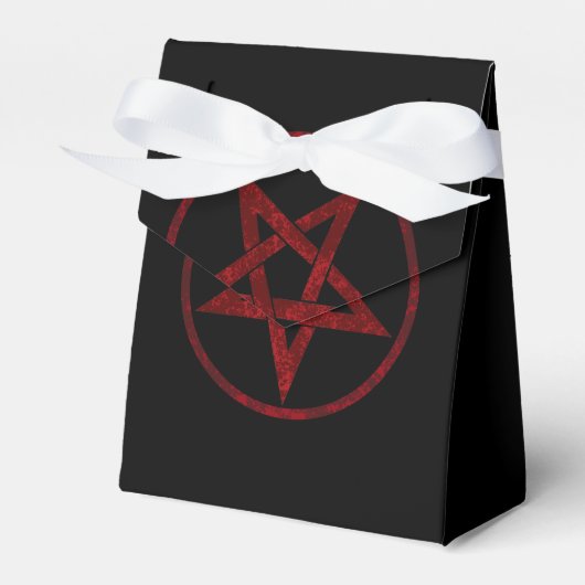 Red Devil Pentagram Geschenkschachtel (Vorderseite)