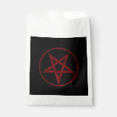 Red Devil Pentagram Geschenktütchen (Vorderseite)