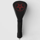Red Devil Pentagram Golf Headcover (Vorderseite)