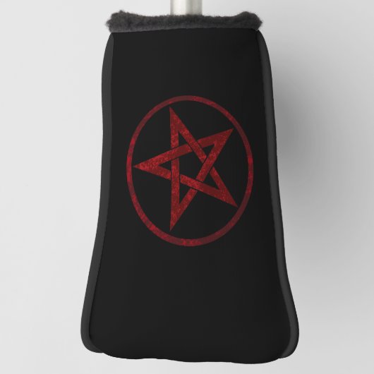 Red Devil Pentagram Golf Headcover (Rotieren 90)