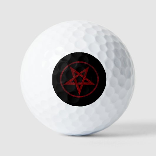 Red Devil Pentagram Golfball (Vorderseite)