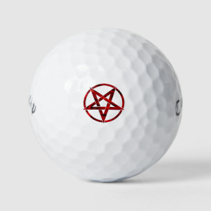 Red Devil Pentagram Golfball