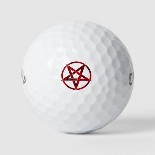 Red Devil Pentagram Golfball (Vorderseite)