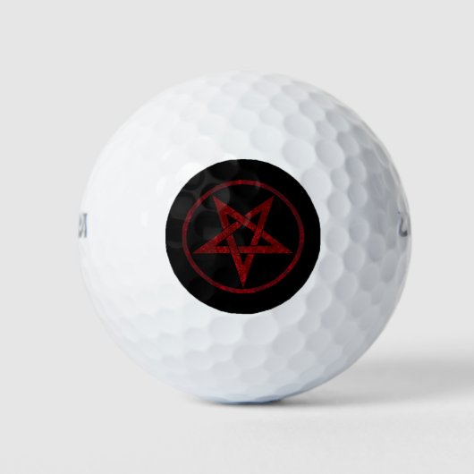 Red Devil Pentagram Golfball (Vorderseite)