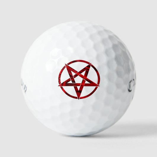 Red Devil Pentagram Golfball (Vorderseite)