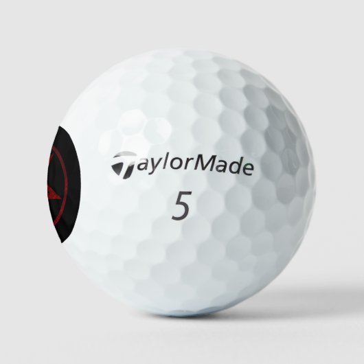 Red Devil Pentagram Golfball (Logo)