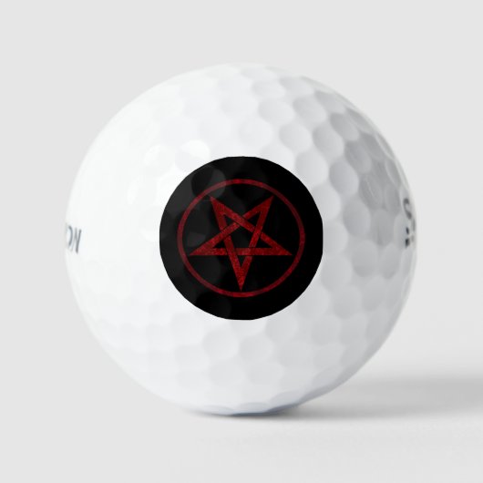 Red Devil Pentagram Golfball (Vorderseite)