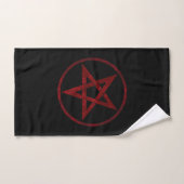 Red Devil Pentagram Handtuch (Handtuch)