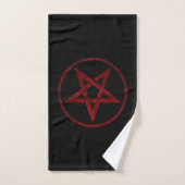 Red Devil Pentagram Handtuch (Handtuch)
