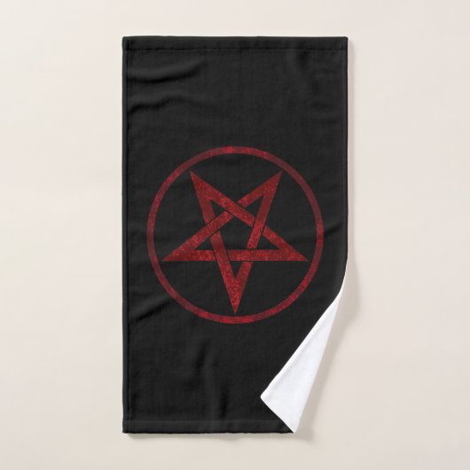 Red Devil Pentagram Handtuch (Handtuch)