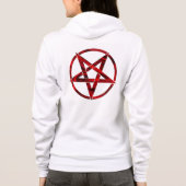 Red Devil Pentagram Hoodie (Rückseite)