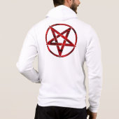 Red Devil Pentagram Hoodie (Rückseite)
