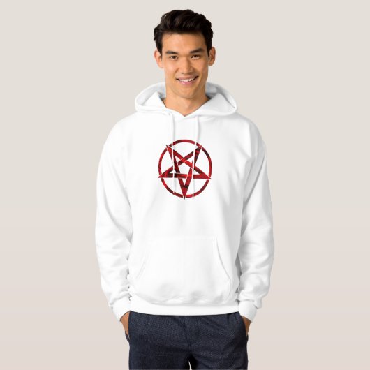 Red Devil Pentagram Hoodie (Vorne ganz)
