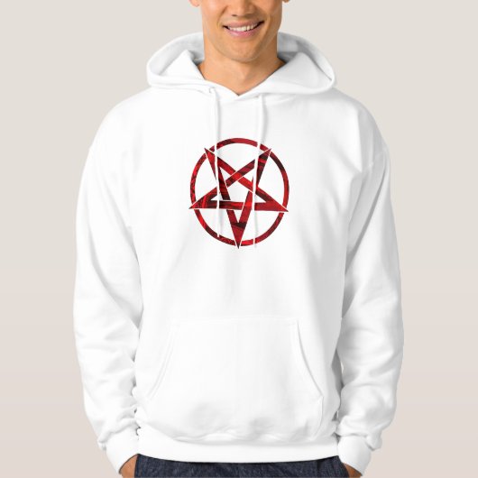 Red Devil Pentagram Hoodie (Vorderseite)