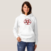 Red Devil Pentagram Hoodie (Vorne ganz)