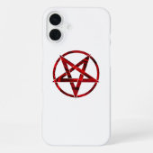 Red Devil Pentagram iPhone Hülle (Rückseite)