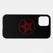 Red Devil Pentagram iPhone Hülle (Rückseite (Horizontal))
