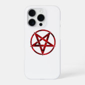 Red Devil Pentagram iPhone Hülle (Rückseite)