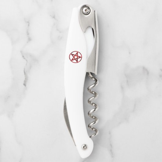 Red Devil Pentagram Kellnermesser (Rückseite)