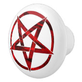 Red Devil Pentagram Keramikknauf (Rechts)