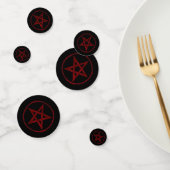 Red Devil Pentagram Konfetti (Gruppe)