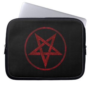 Red Devil Pentagram Laptopschutzhülle