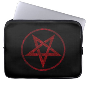 Red Devil Pentagram Laptopschutzhülle