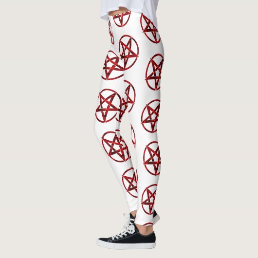 Red Devil Pentagram Leggings (Links)