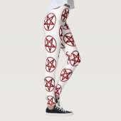 Red Devil Pentagram Leggings (Rechts)